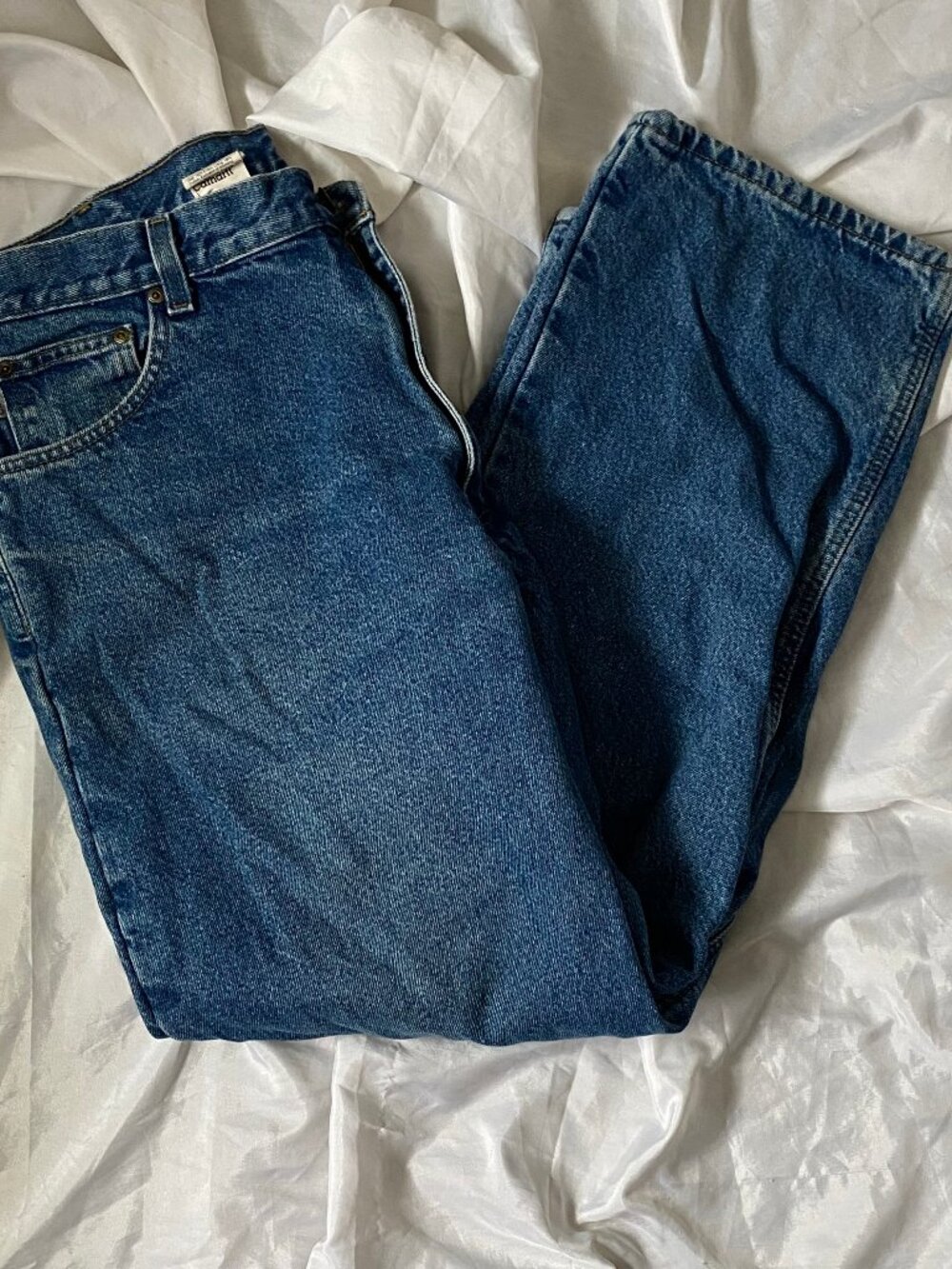 Carhartt Relaxed Fit Fleece Lined Jeans B172 DST Mens Workwear Size 40 x 30